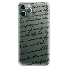 iSaprio Silikonové pouzdro - Handwriting 01 - black pro Apple iPhone 11 Pro