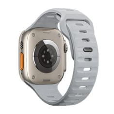 X-Site Řemínek pro Apple watch silikonový sportovní 38/40/41mm šedý