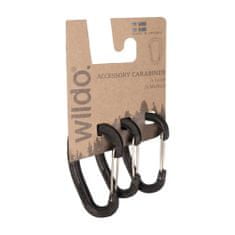 MIL-TEC® Prislusenstvi Karabiner Mil-Tec Set Wildo cerna