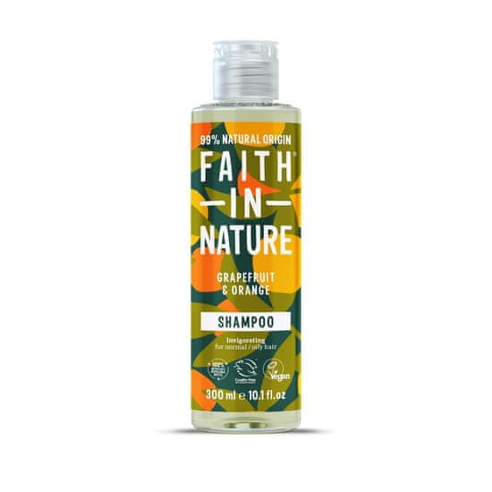 Faith In Nature přírodní šampon Grapefruit & pomeranč, 300ml