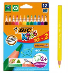 Bic Trojhranné tužky Jumbo 12 barev