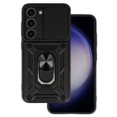 MobilPouzdra.cz Kryt odolný SlideCam pro Samsung Galaxy S23 Plus , barva černá