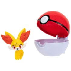 Jazwares Pokémon Clip 'N' Go Fennekin a Poké Ball