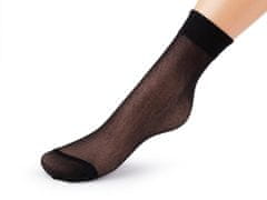 Kraftika 1krab black silonové ponožky 20 den 5 párů, ponožky