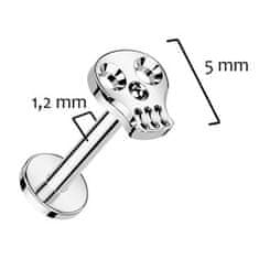 SPERKY4U Piercing do brady - labreta TITAN, 1,2 x 8 mm