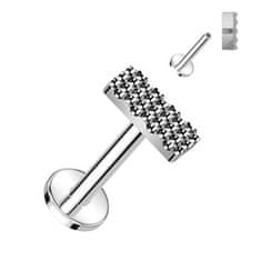 SPERKY4U Piercing do brady - labreta TITAN, 1,2 x 8 mm