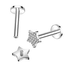 SPERKY4U Piercing do brady - labreta TITAN, 1,2 x 8 mm