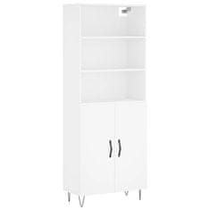 Vidaxl Skříň highboard bílá 69,5 x 34 x 180 cm kompozitní dřevo