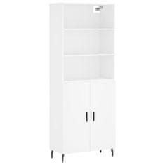 Vidaxl Skříň highboard bílá 69,5 x 34 x 180 cm kompozitní dřevo