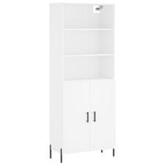 Vidaxl Skříň highboard bílá 69,5 x 34 x 180 cm kompozitní dřevo