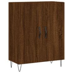 Vidaxl Skříň highboard hnědý dub 69,5 x 34 x 180 cm kompozitní dřevo