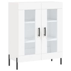 Greatstore Skříň highboard bílá 69,5 x 34 x 180 cm kompozitní dřevo