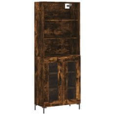 Vidaxl Skříň highboard kouřový dub 69,5 x 34 x 180 cm kompozitní dřevo