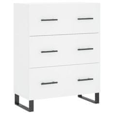 Vidaxl Skříň highboard bílá 69,5 x 34 x 180 cm kompozitní dřevo