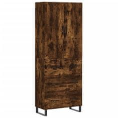 Vidaxl Skříň highboard kouřový dub 69,5 x 34 x 180 cm kompozitní dřevo