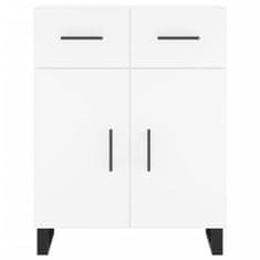 Vidaxl Skříň highboard bílá 69,5 x 34 x 180 cm kompozitní dřevo