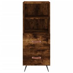 Vidaxl Skříň highboard kouřový dub 34,5 x 34 x 180 cm kompozitní dřevo