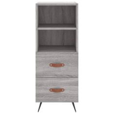 Vidaxl Skříň highboard šedá sonoma 34,5 x 34 x 180 cm kompozitní dřevo