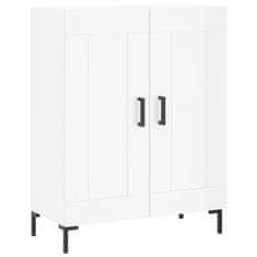 Vidaxl Skříň highboard lesklá bílá 69,5 x 34 x 180 cm kompozitní dřevo