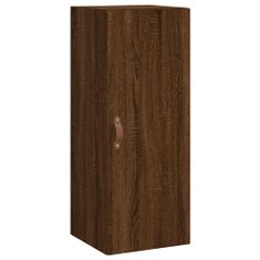 Vidaxl Skříň highboard hnědý dub 34,5 x 34 x 180 cm kompozitní dřevo