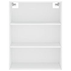 Greatstore Skříň highboard bílá 69,5 x 34 x 180 cm kompozitní dřevo