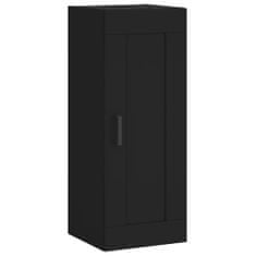 Vidaxl Skříň highboard černá 34,5 x 34 x 180 cm kompozitní dřevo