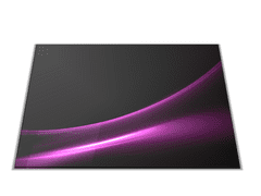 Glasdekor Skleněné prkénko černo fialový abstrakt vlna - Prkénko: 40x30cm