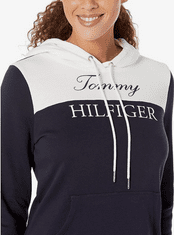 Tommy Hilfiger Dámské mikinové šaty Color-Block Hoodie modré S