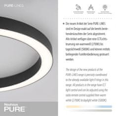 PAUL NEUHAUS PAUL NEUHAUS Paul Neuhaus LED stropní svítidlo PURE-LINES antracit 50x50 stmívatelné CCT 2700-5000K PN 6309-13