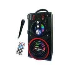 Bass Bluetooth reproduktor 90W s rádiem a funkcí karaoke BASS