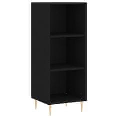 Vidaxl Skříň highboard černá 34,5 x 34 x 180 cm kompozitní dřevo