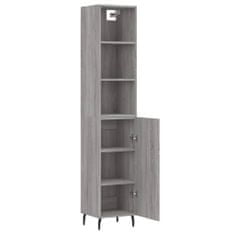 Vidaxl Skříň highboard šedá sonoma 34,5 x 34 x 180 cm kompozitní dřevo