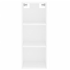 Vidaxl Skříň highboard bílá 34,5 x 34 x 180 cm kompozitní dřevo