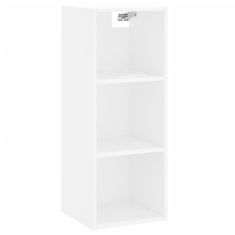 Vidaxl Skříň highboard bílá 34,5 x 34 x 180 cm kompozitní dřevo