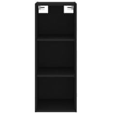 Vidaxl Skříň highboard černá 34,5 x 34 x 180 cm kompozitní dřevo