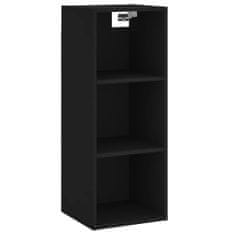 Vidaxl Skříň highboard černá 34,5 x 34 x 180 cm kompozitní dřevo