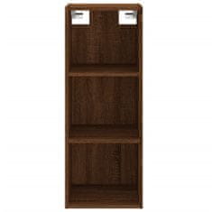 Greatstore Skříň highboard hnědý dub 34,5 x 34 x 180 cm kompozitní dřevo