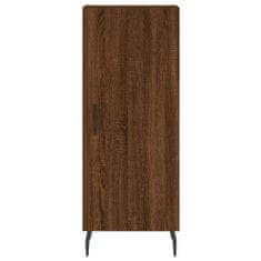 Vidaxl Skříň highboard hnědý dub 34,5 x 34 x 180 cm kompozitní dřevo