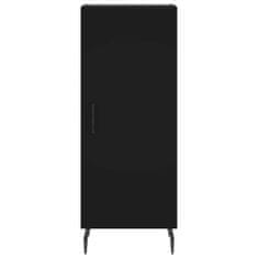 Vidaxl Skříň highboard černá 34,5 x 34 x 180 cm kompozitní dřevo