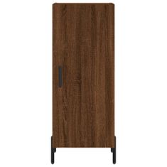 Vidaxl Skříň highboard hnědý dub 34,5 x 34 x 180 cm kompozitní dřevo