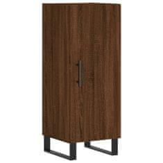 Vidaxl Skříň highboard hnědý dub 34,5 x 34 x 180 cm kompozitní dřevo