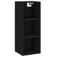 Vidaxl Skříň highboard černá 34,5 x 34 x 180 cm kompozitní dřevo