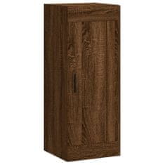 Vidaxl Skříň highboard hnědý dub 34,5 x 34 x 180 cm kompozitní dřevo