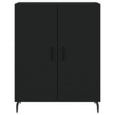 Vidaxl Skříň highboard černá 69,5 x 34 x 180 cm kompozitní dřevo