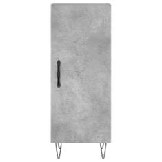 Vidaxl Skříň highboard betonově šedá 34,5x34x180 cm kompozitní dřevo