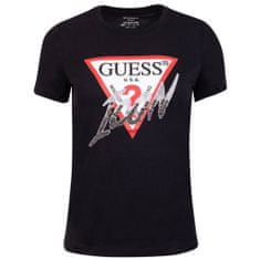 Guess Tričko černé XS CN Icon Tee