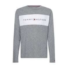 Tommy Hilfiger Tričko šedé L Logo Flag