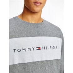 Tommy Hilfiger Tričko šedé L Logo Flag