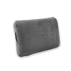 Sanomed MiniTravel cestovní polštář z paměťové pěny, barva: šedá, rozměry: 40x25x10cm