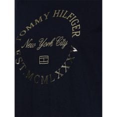 Tommy Hilfiger Tričko černé S Reg Metalic Roundall